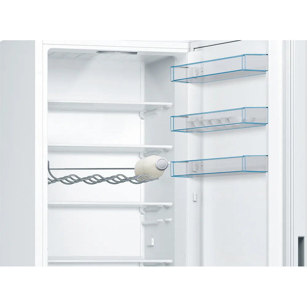 Combina frigorifica BOSCH KGV39VWEA, 343 l, H 201 cm, Clasa E, alb