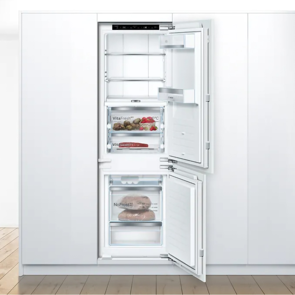 Combina frigorifica incorporabila BOSCH KIF86PFE0, No Frost, 223 l, H 177.2 cm, Clasa E