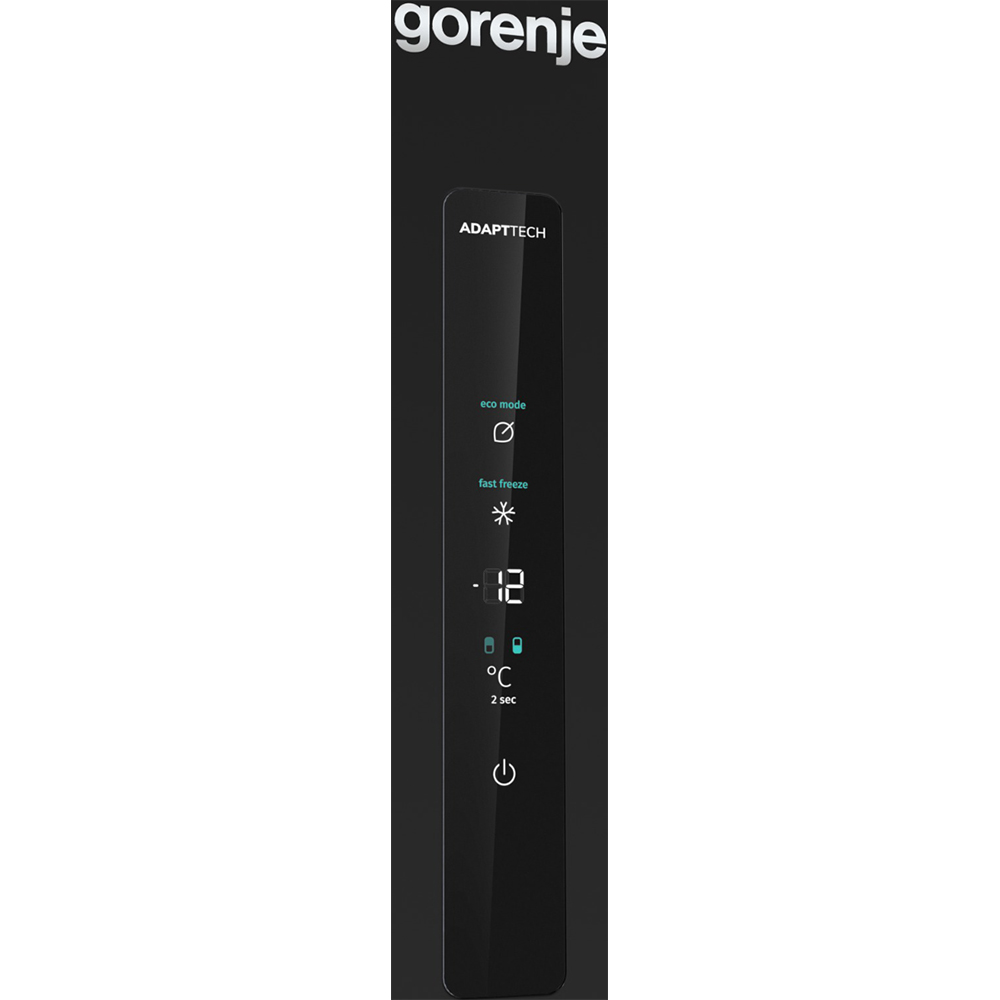 Combina frigorifica GORENJE NRK6192ABK4, No Frost Plus, 300 l, H 185 cm, Clasa E, negru