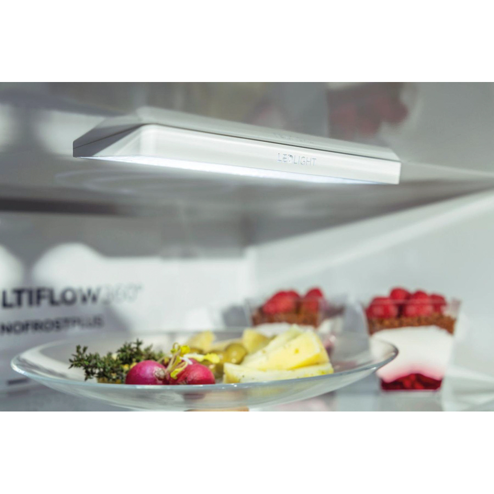 Combina frigorifica GORENJE NRK6192AXL4, NoFrost Plus, 300 l, H 185 cm, Clasa E, inox