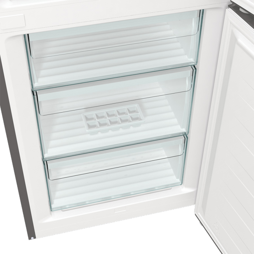 Combina frigorifica GORENJE NRK6192AXL4, NoFrost Plus, 300 l, H 185 cm, Clasa E, inox