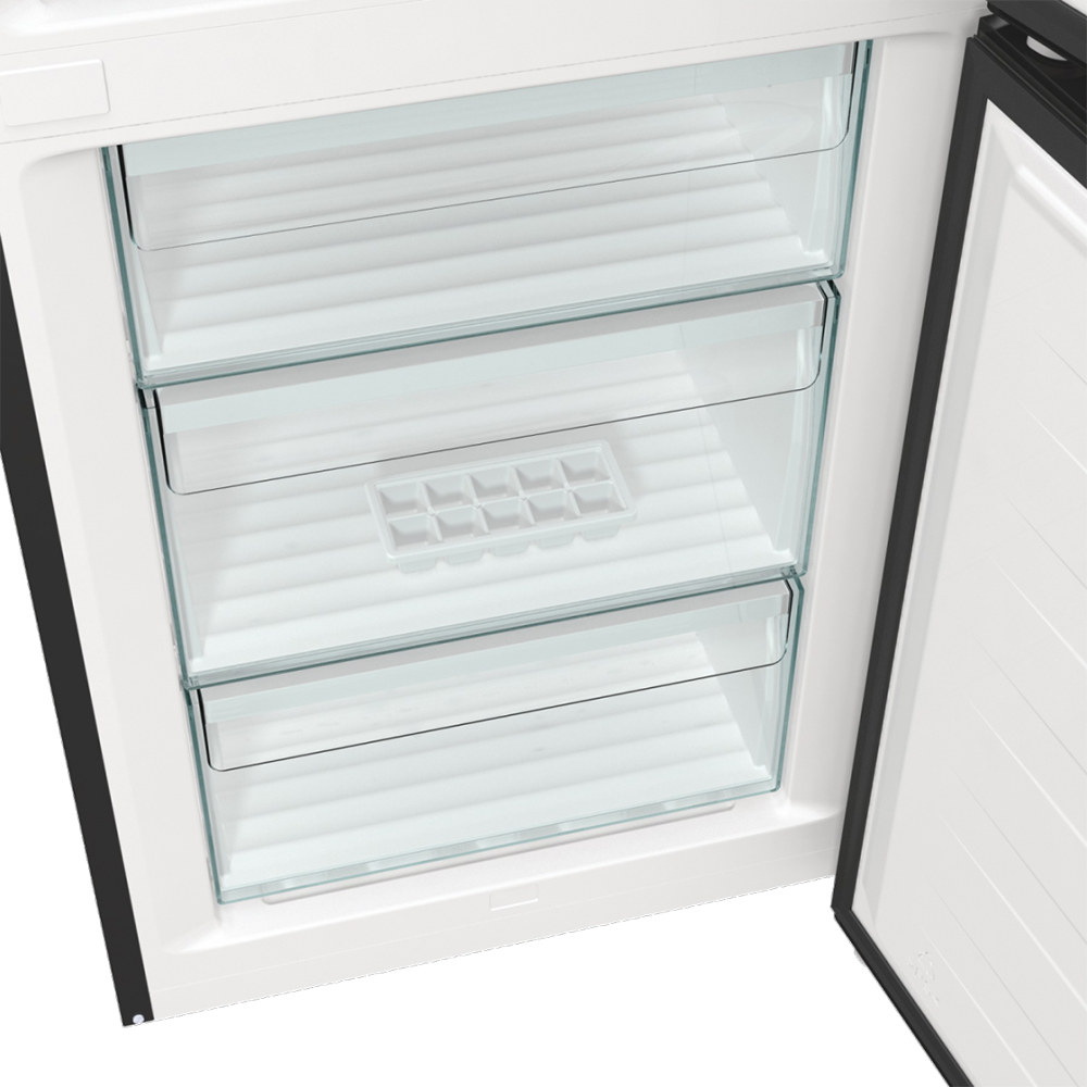 Combina frigorifica GORENJE NRK619EABXL4, No Frost Plus, 300 l, H 185 cm, Clasa E, negru
