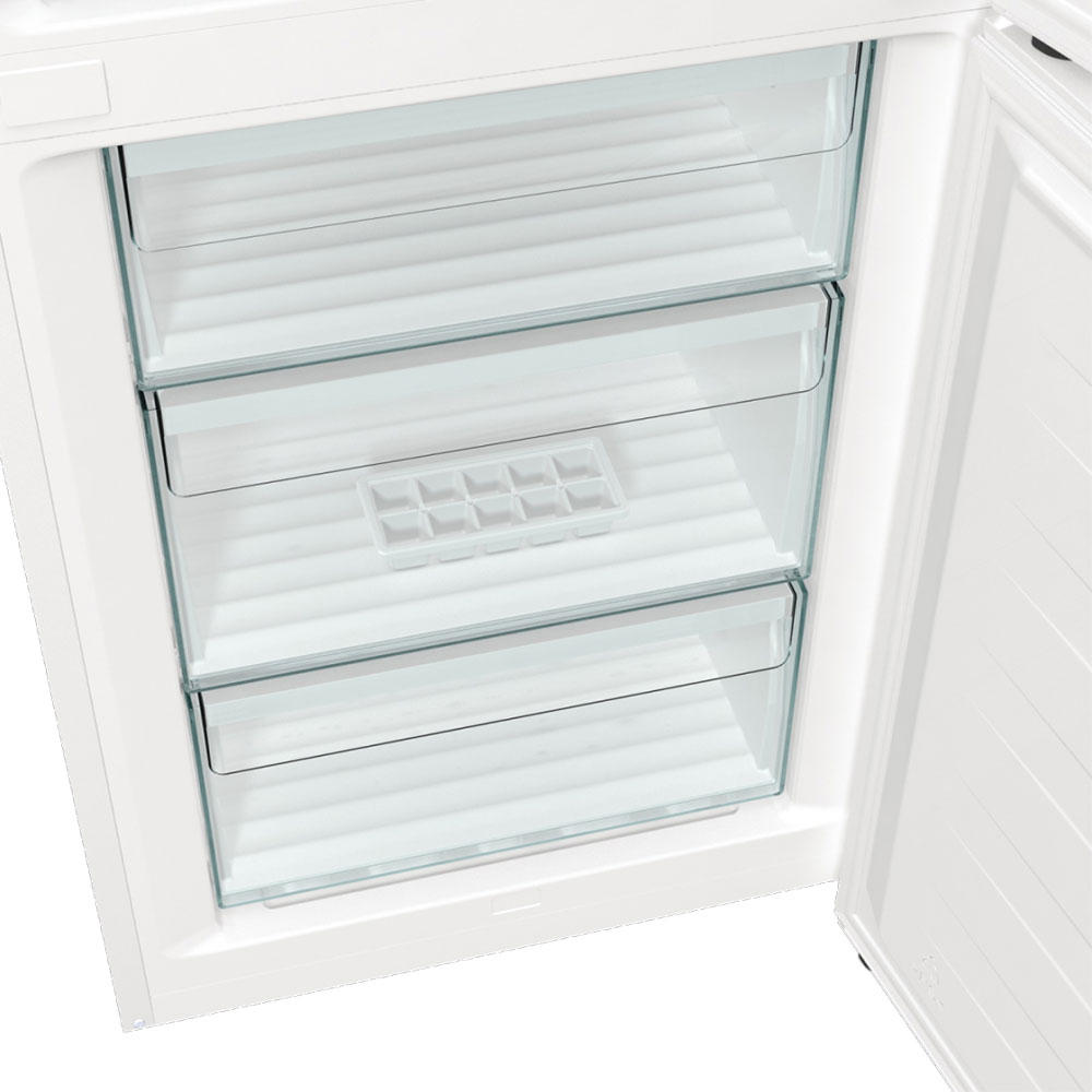 Combina frigorifica GORENJE NRK6202EW4, NoFrost Plus, 331 l, H 200 cm, Clasa E, alb