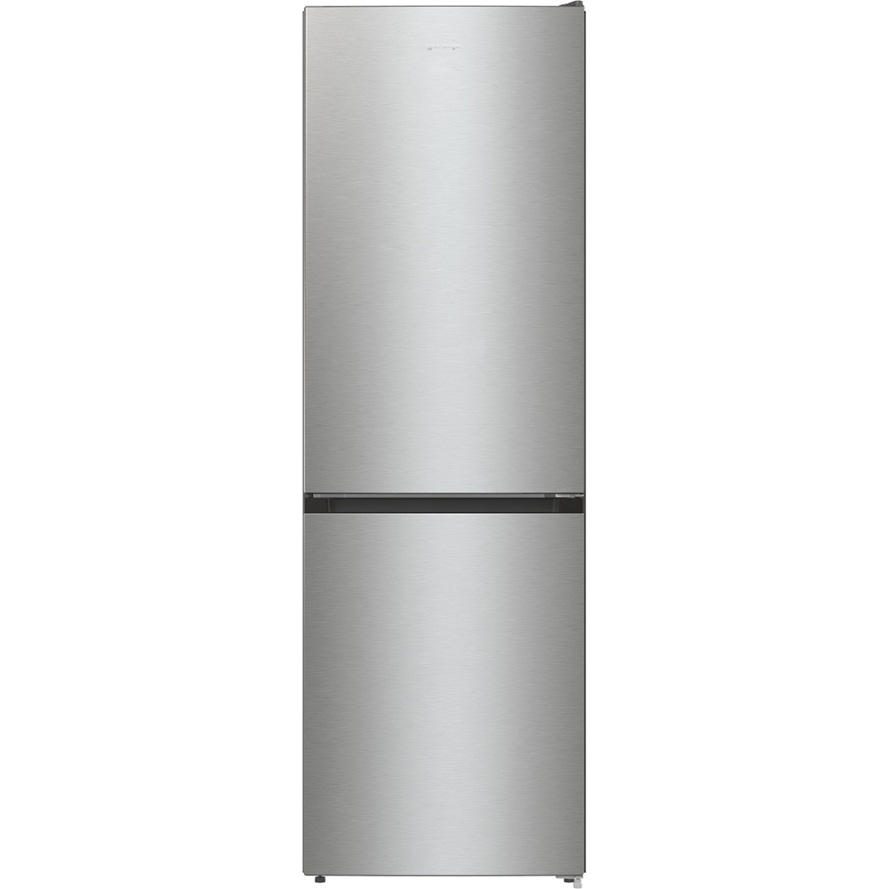 Combina frigorifica GORENJE NRKE62XL, NoFrost Plus, 300 l, H 185 cm, Clasa E, argintiu