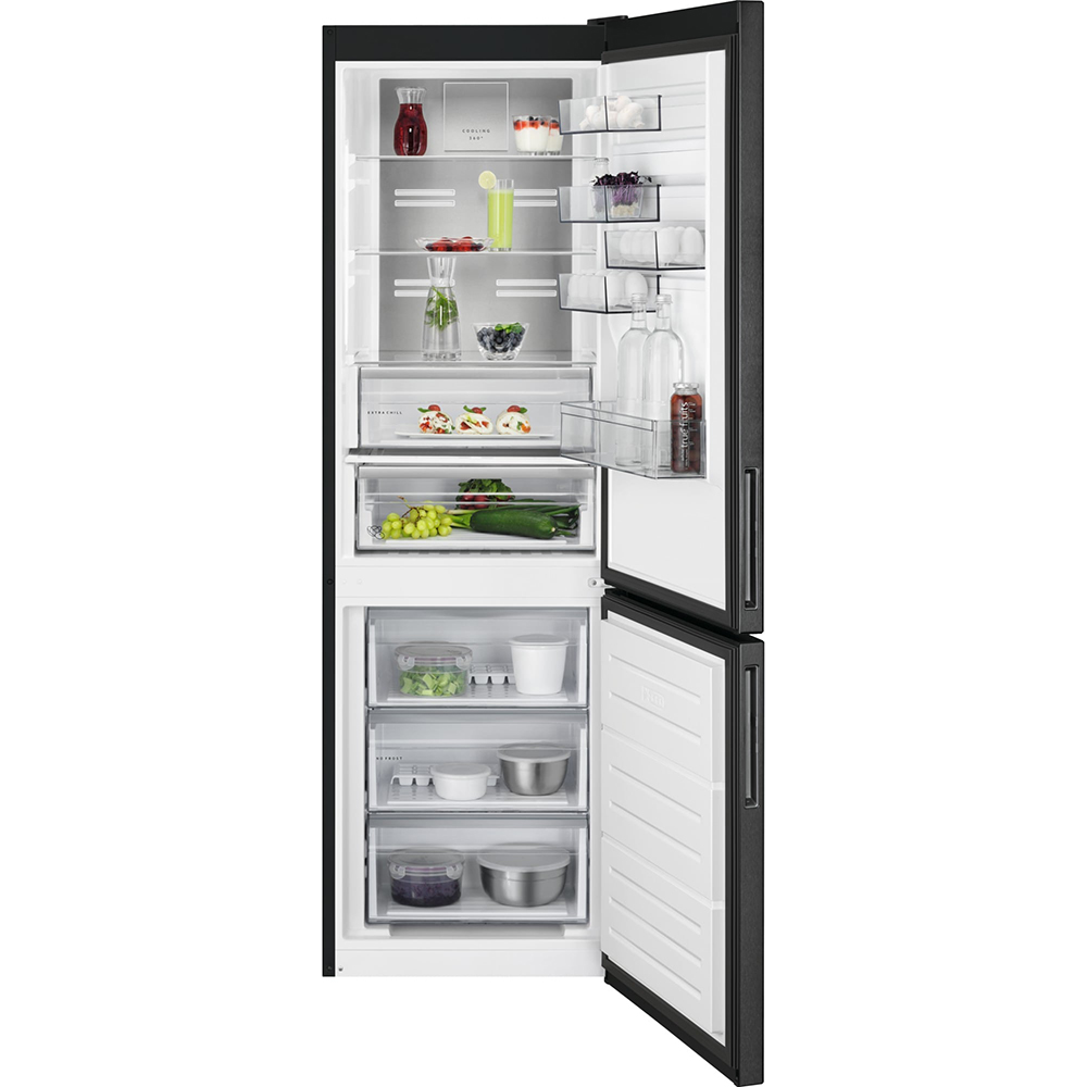 Combina frigorifica AEG ORC8M321EL, No Frost, 331 l, H 186 cm, Clasa E, dark inox