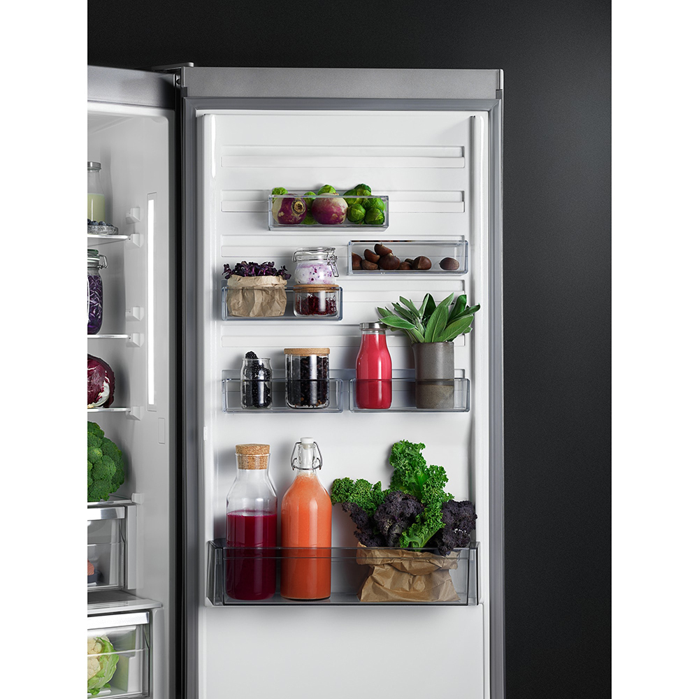 Combina frigorifica AEG ORC8M321EL, No Frost, 331 l, H 186 cm, Clasa E, dark inox