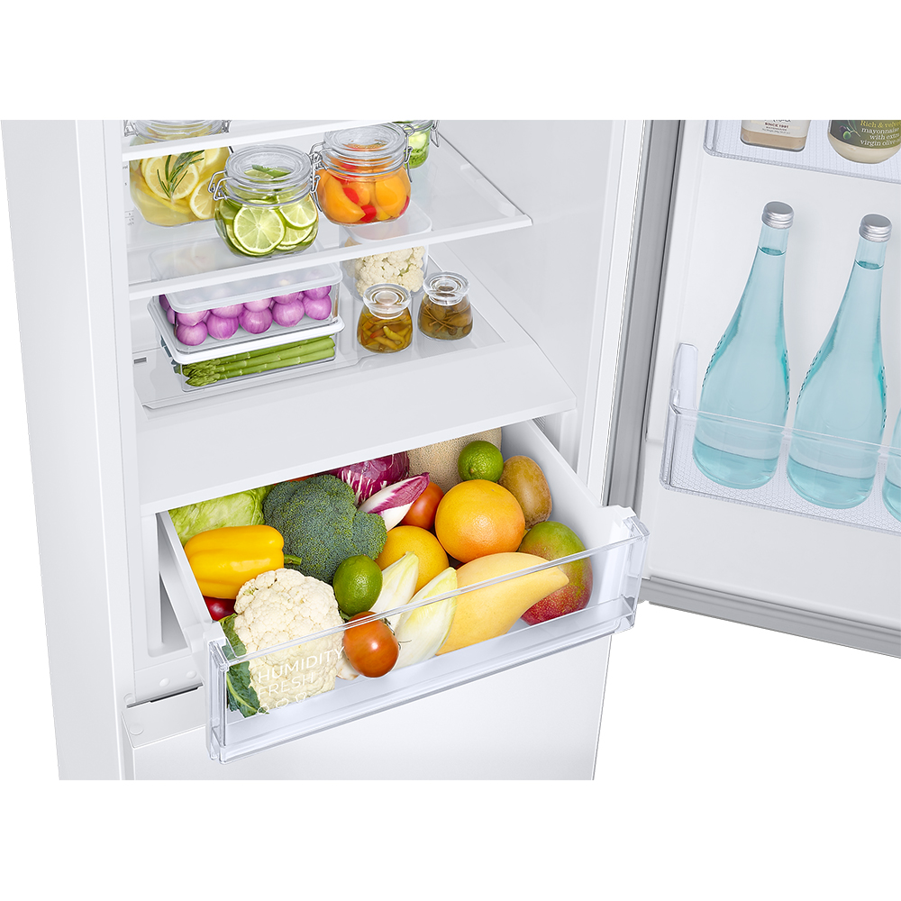 Combina frigorifica SAMSUNG RB33B610EWW/EF, No Frost, 344 l, H 185 cm, Clasa E, All-Around Cooling, alb