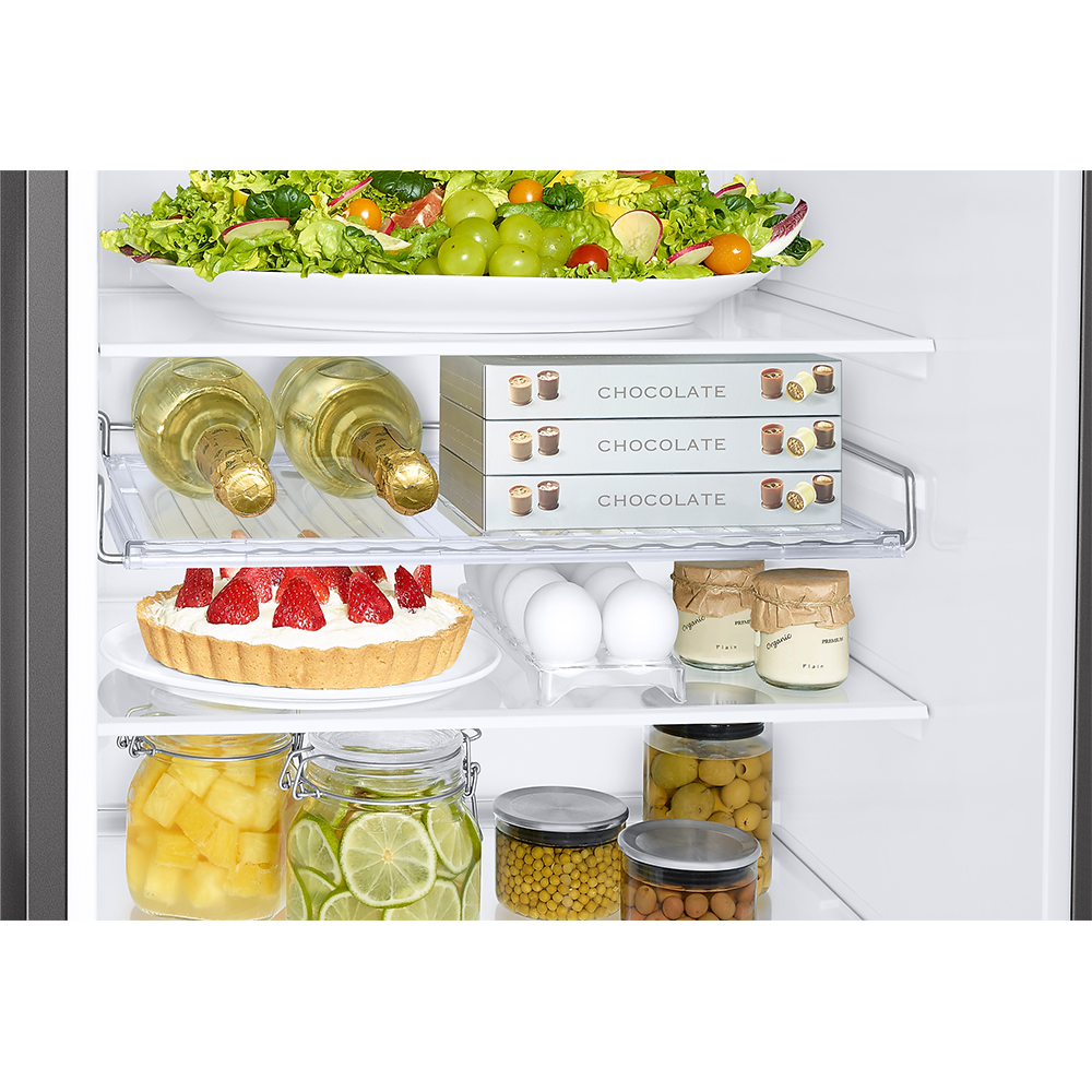 Combina frigorifica SAMSUNG RB34C602CB1/EF, No Frost, 344 l, H 185 cm, Clasa C, All-Around Cooling, negru