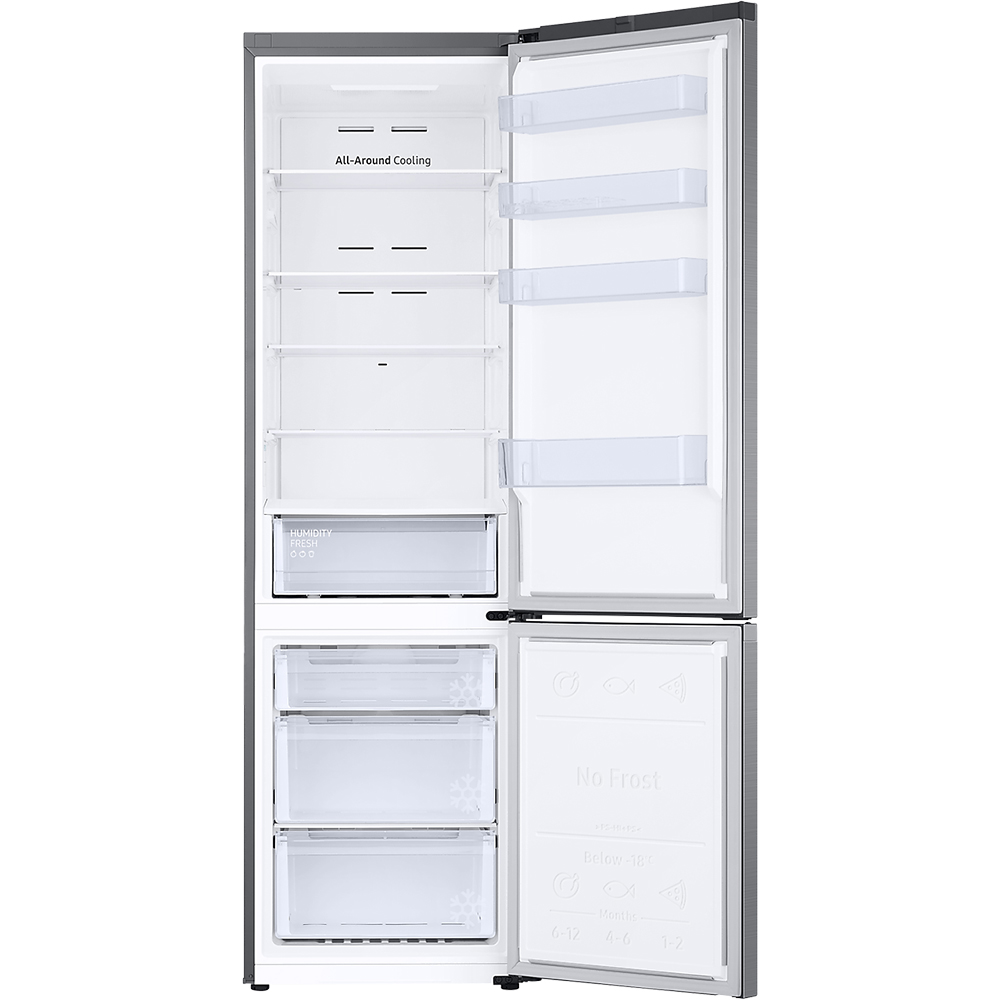 Combina frigorifica SAMSUNG RB38C600CS9/EF, No Frost, 390 l, H 203 cm, Clasa C, Wi-Fi, inox