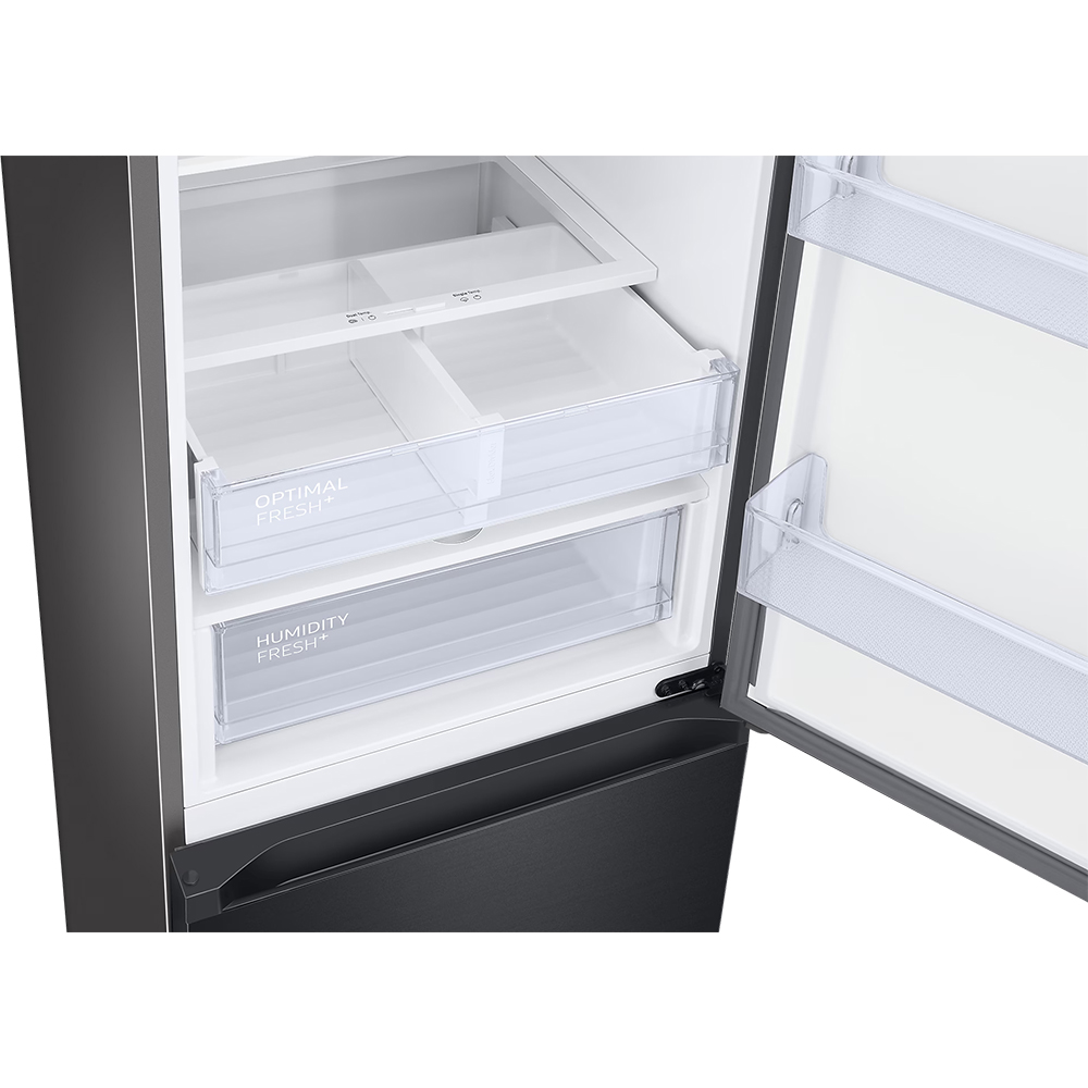 Combina frigorifica SAMSUNG RB38C6B3DB1/EF, No Frost, 390 l, H 203 cm, Clasa D, All-Around Cooling, negru