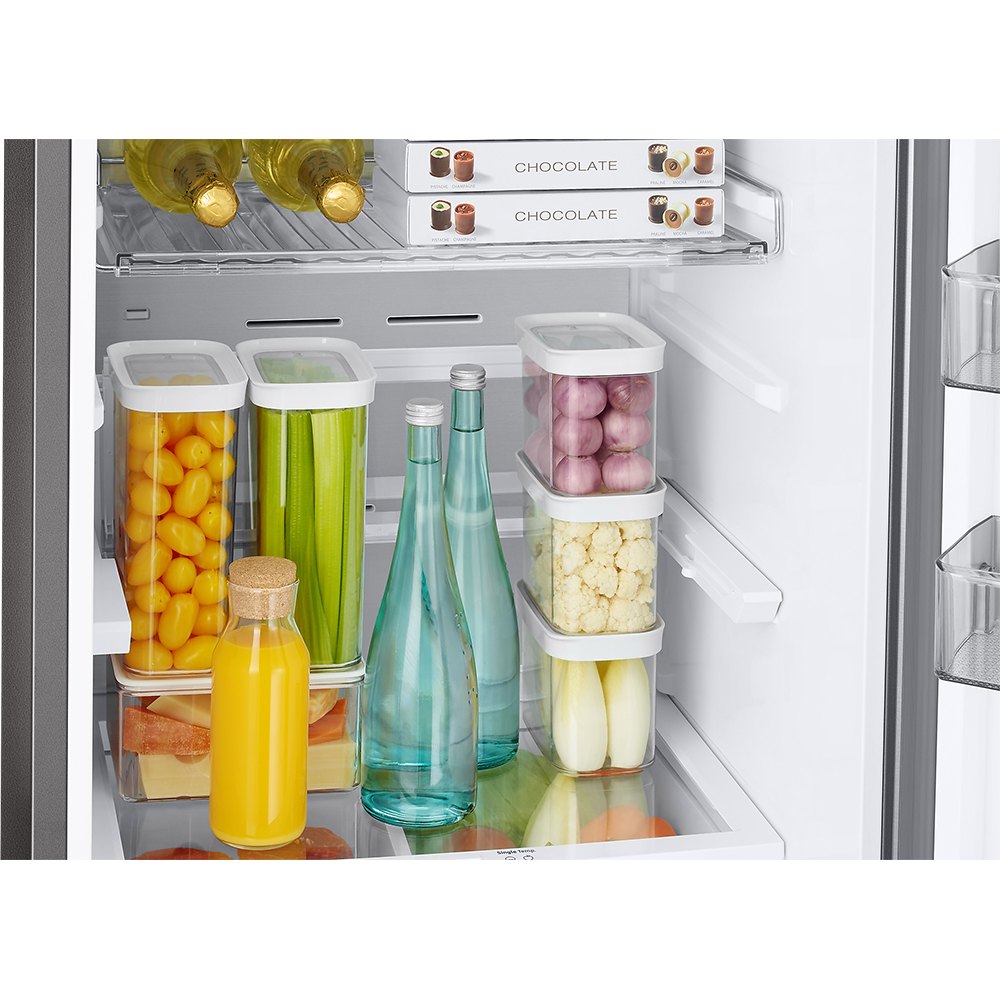 Combina frigorifica SAMSUNG RB38C7B6AB1/EF, No Frost, 387 l, H 203 cm, Clasa A, Twin Cooling Plus, negru