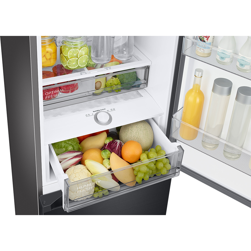 Combina frigorifica SAMSUNG RB38C7B6AB1/EF, No Frost, 387 l, H 203 cm, Clasa A, Twin Cooling Plus, negru