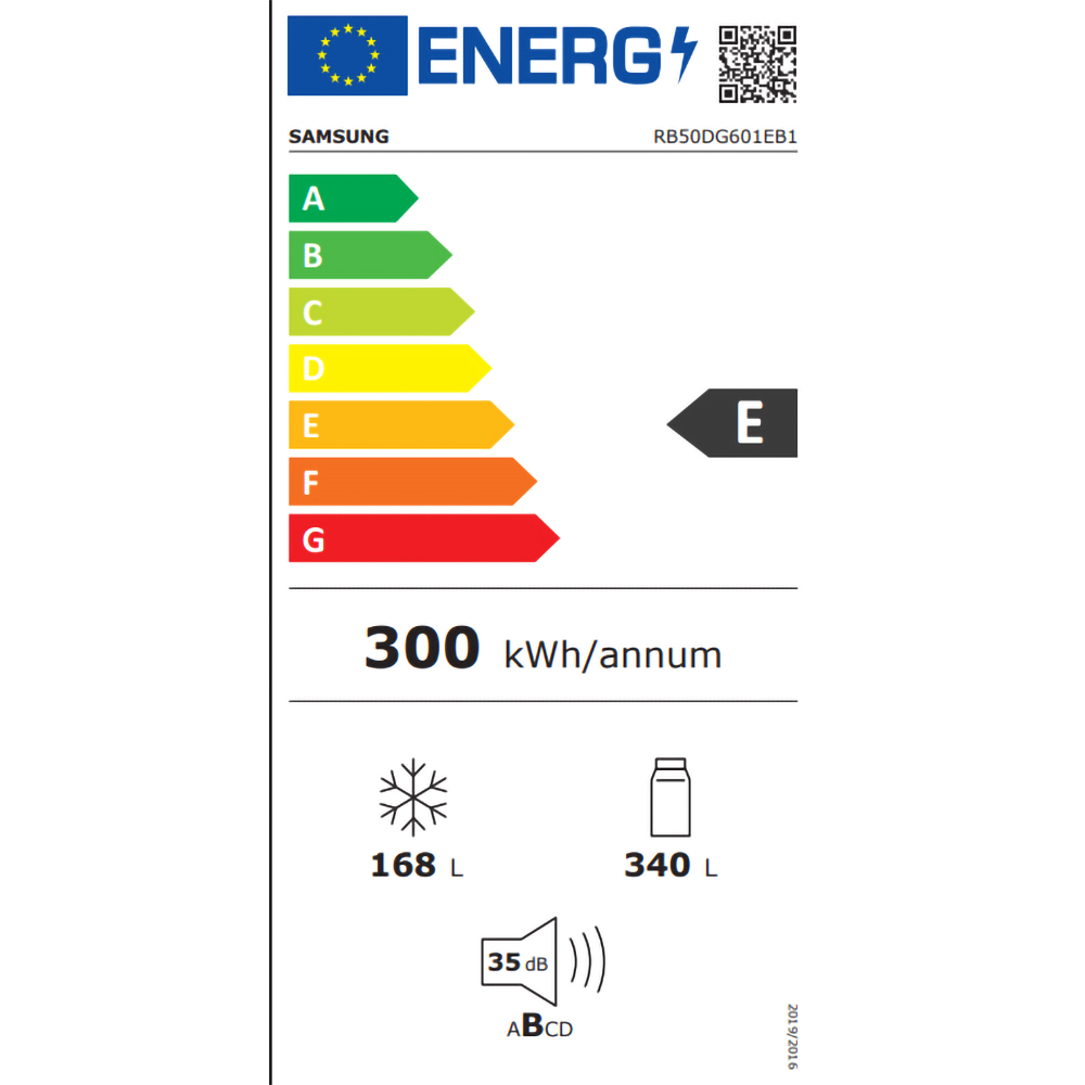 Combina frigorifica SAMSUNG RB50DG601EB1EO, No Frost, 508 l, H 192 cm, Clasa E, Wi-Fi, dark inox
