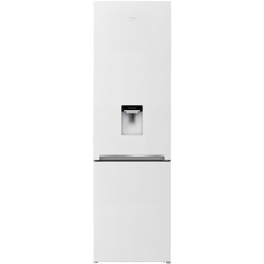 Combina frigorifica BEKO RCSA406K40DWN, 386 l, H 202.5 cm, Clasa E, dozator apa, alb