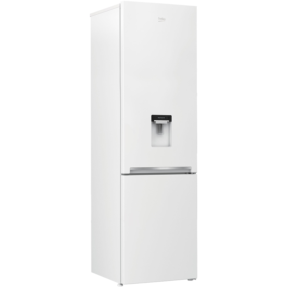Combina frigorifica BEKO RCSA406K40DWN, 386 l, H 202.5 cm, Clasa E, dozator apa, alb