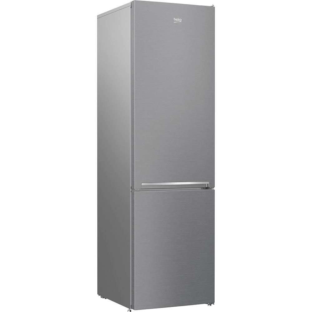 Combina frigorifica BEKO RCSA406K40XBN, 386 l, H 202.5 cm, Clasa E, argintiu
