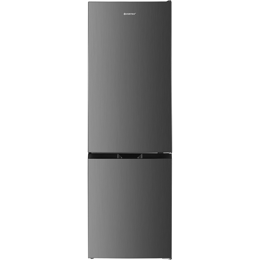 Combina frigorifica VORTEX VK32SSV01H, 315 l, H 186 cm, Clasa E, argintiu