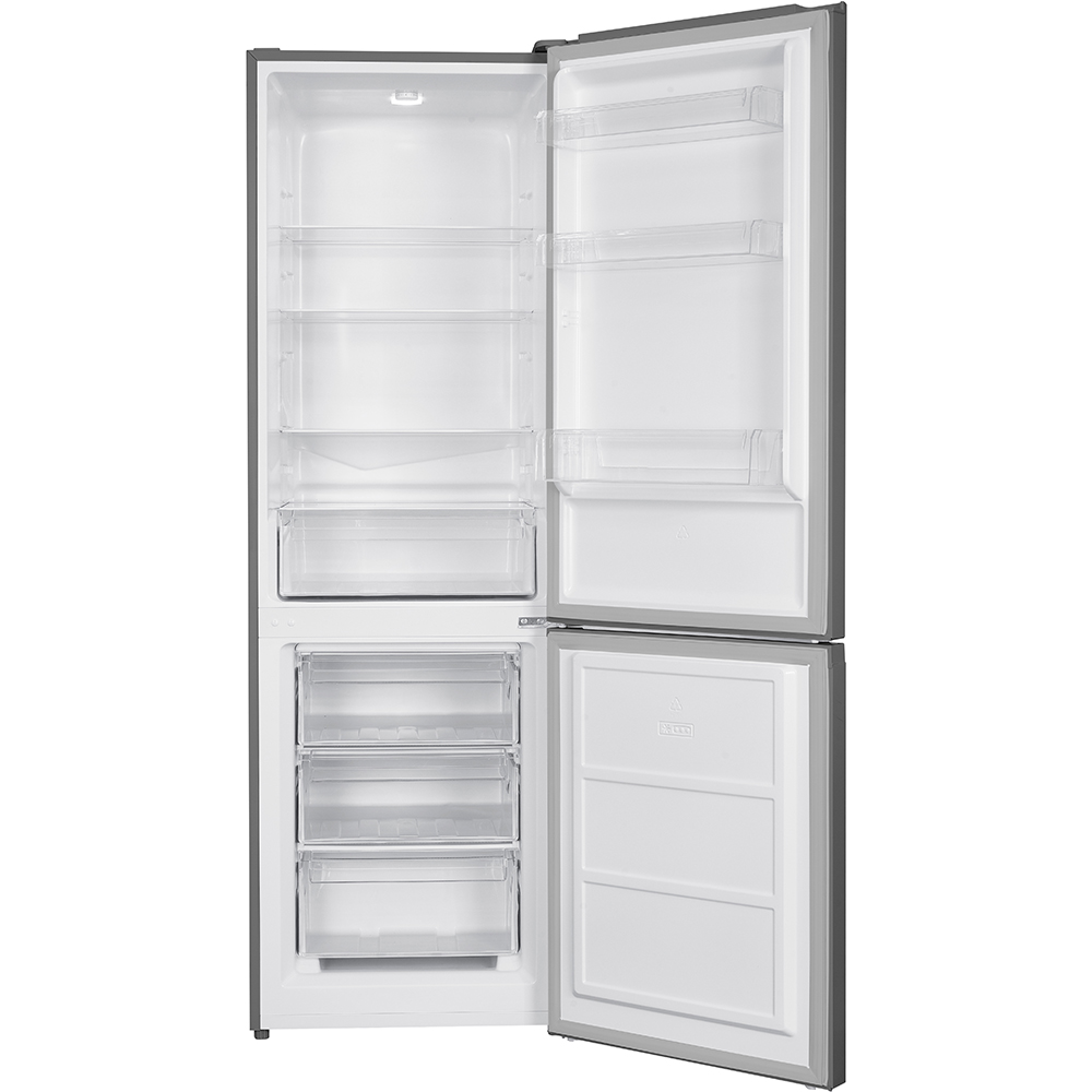 Combina frigorifica VORTEX VK32SSV01H, 315 l, H 186 cm, Clasa E, argintiu