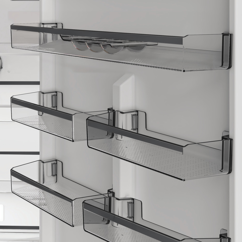 Combina frigorifica WHIRLPOOL WHK2 6494 X6E, Total No Frost, 490 l, H 192 cm, Clasa C, inox