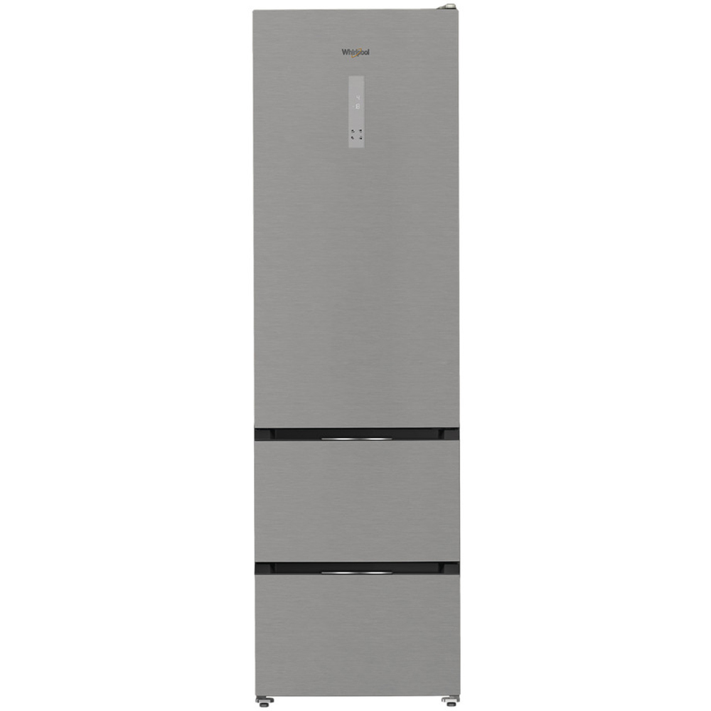 Combina frigorifica WHIRLPOOL WHKF 6352 X5E, No Frost, 351 l, H 203.5 cm, Clasa D, inox