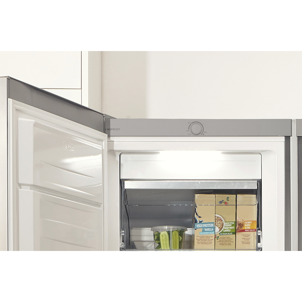 Congelator GORENJE FN619EES5, No Frost, 280 l, H 185 cm, Clasa E, argintiu