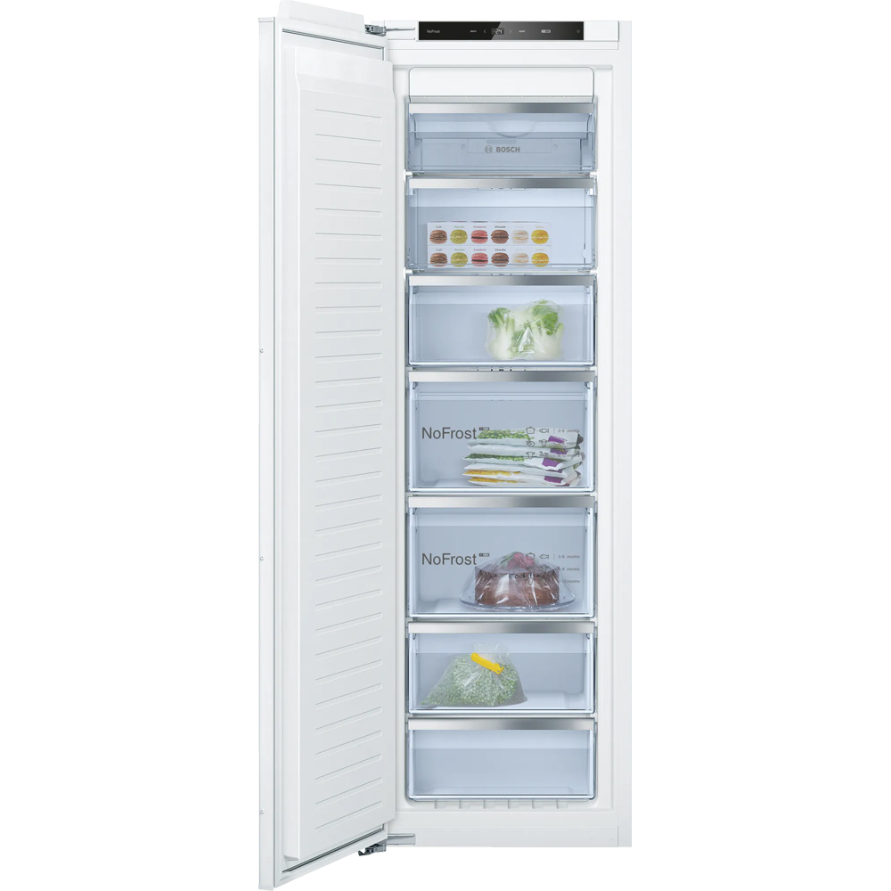 Congelator incorporabil BOSCH GIN81VEE0, No Frost, 212 l, H 177 cm, Clasa E