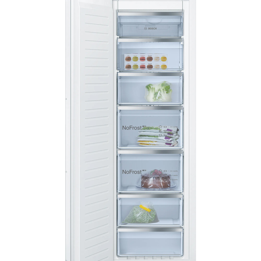 Congelator incorporabil BOSCH GIN81VEE0, No Frost, 212 l, H 177 cm, Clasa E