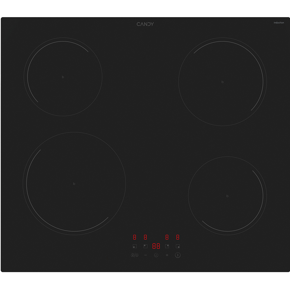 Plita incorporabila CANDY CI642CBB/1, Inductie, 4 arzatoare, Touch control, negru
