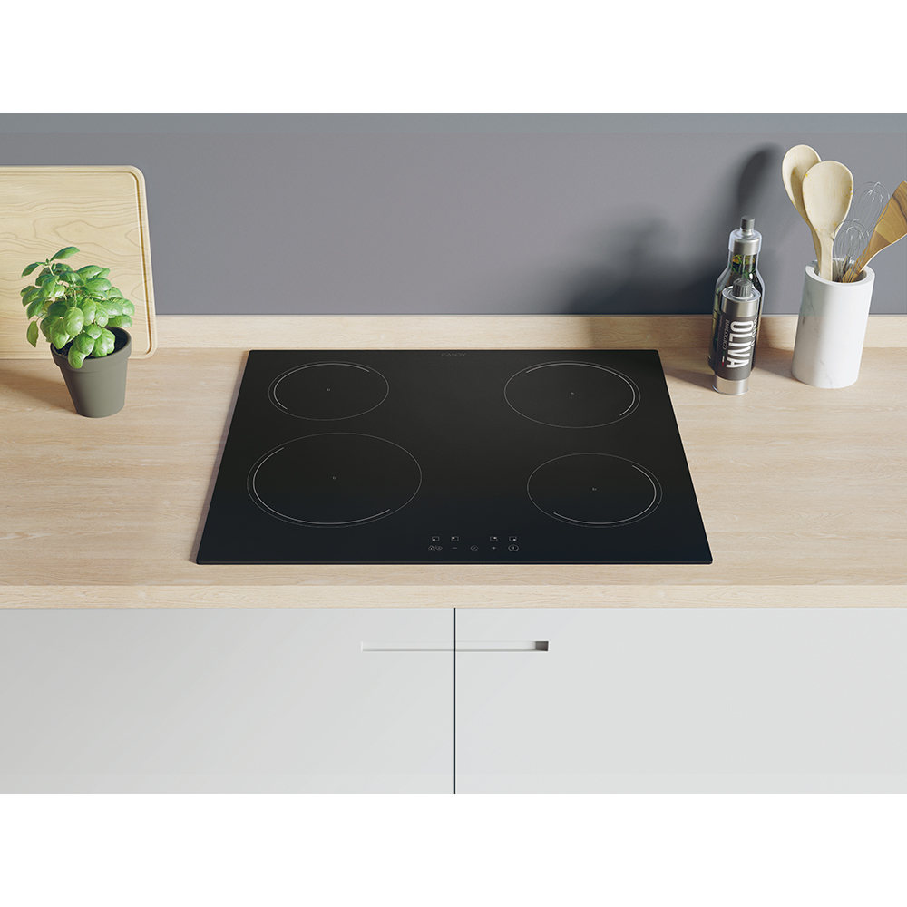 Plita incorporabila CANDY CI642CBB/1, Inductie, 4 arzatoare, Touch control, negru