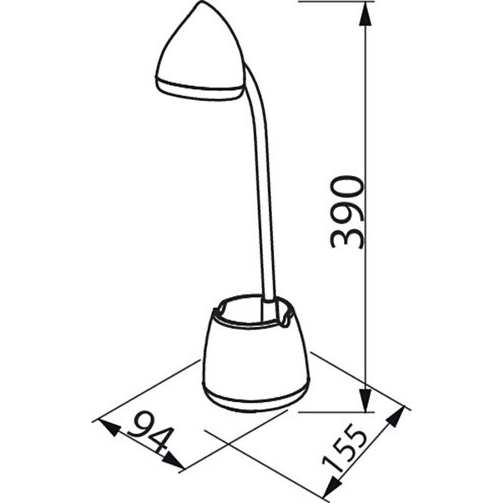 Lampa de birou PHILIPS 8719514443778, 4.5W, Alb