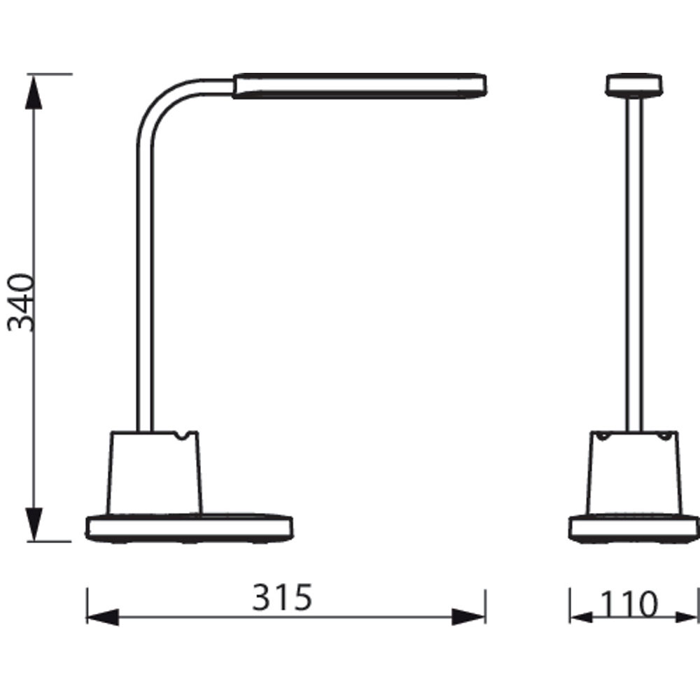 Lampa de birou PHILIPS 8719514443792, 7W, Alb
