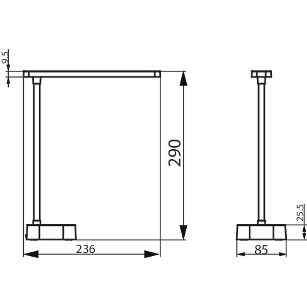 Lampa de birou PHILIPS 8719514443839, 5W, Alb