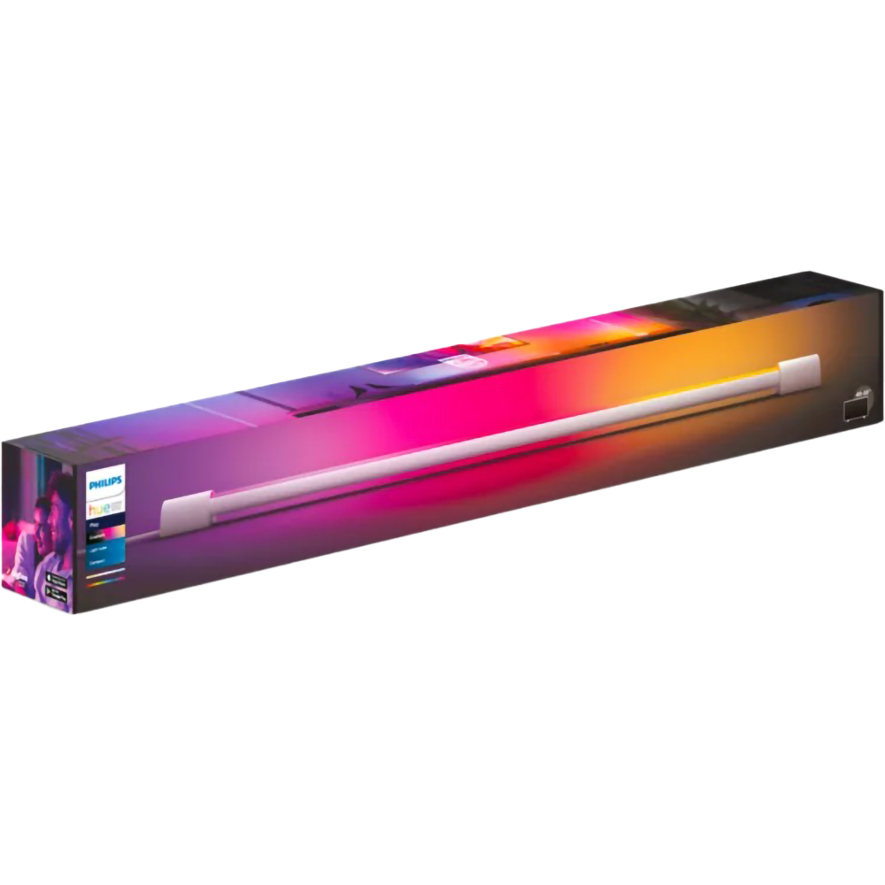 Lampa ambientala LED PHILIPS HUE Gradient, 17.4W, 1540lm, Wi-Fi, lumina RGB, alb