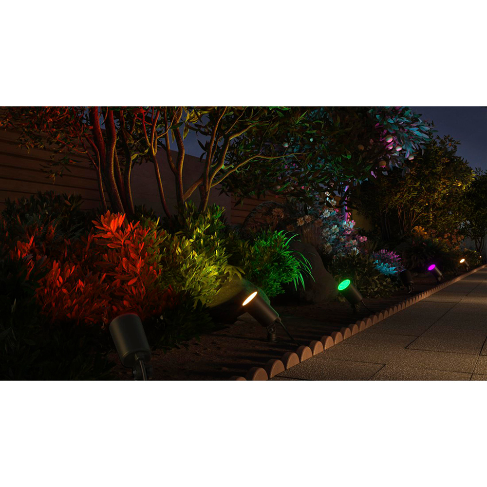 Lampa de exterior HAMA 00176630, 7W, 450lm, IP65, RGB, negru