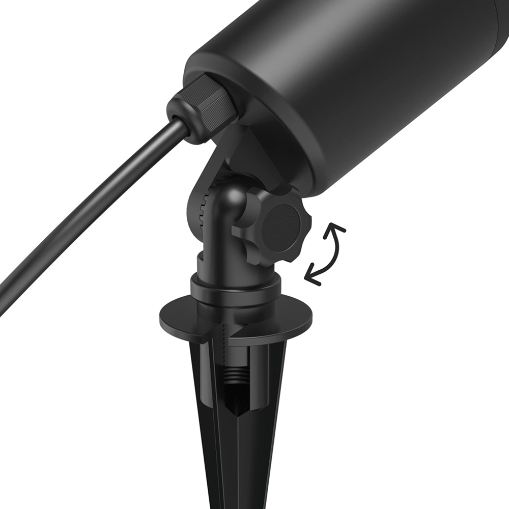 Lampa de exterior HAMA 00176630, 7W, 450lm, IP65, RGB, negru