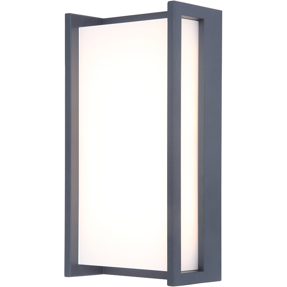 Aplica de exterior LUTEC LTC-5193001118, LED, 17.3W, 1100lm, gri inchis