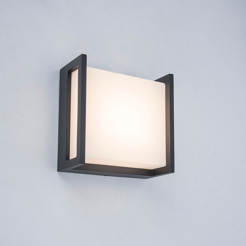 Aplica de exterior LUTEC LTC-5195401118, LED, 9.5W, 650lm, gri inchis