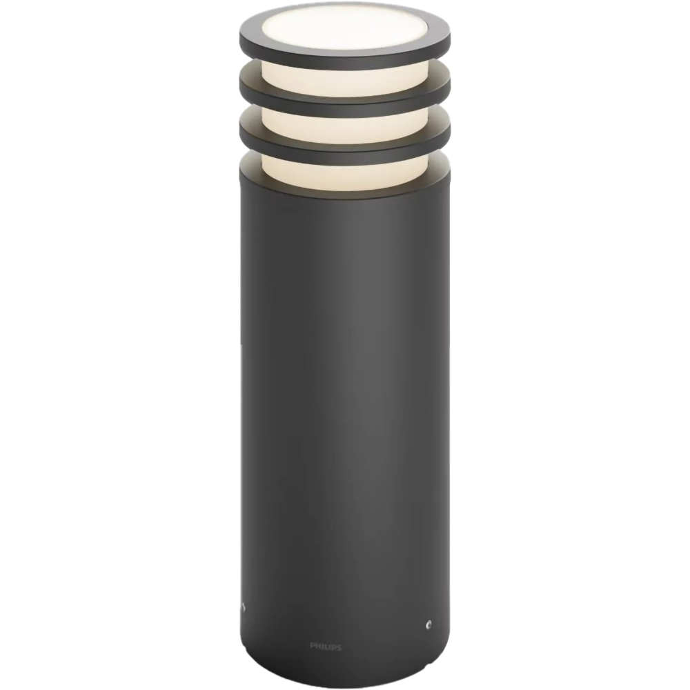 Stalp LED PHILIPS HUE 8718696166055, 9W, 806lm, IP44, antracit