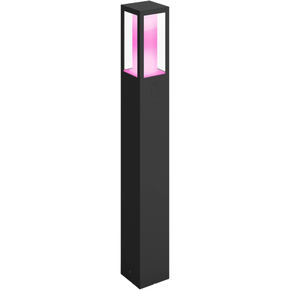 Stalp LED PHILIPS HUE 8718696170519, 15.8W, 1180lm, IP44, negru