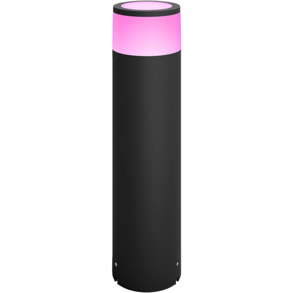 Stalp LED PHILIPS HUE 8718696170557, 8W, 590lm, IP65, negru