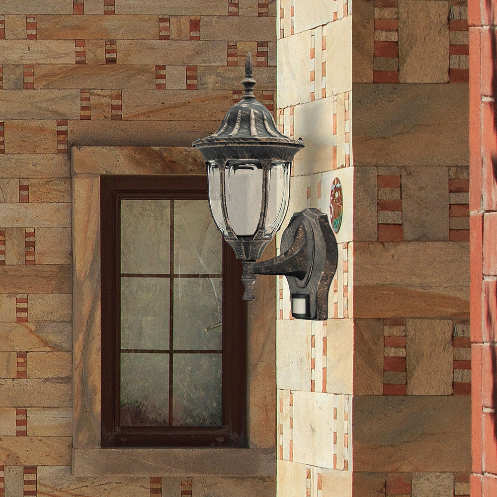 Aplica de exterior RABALUX Milano 1, E27, 60W, Auriu