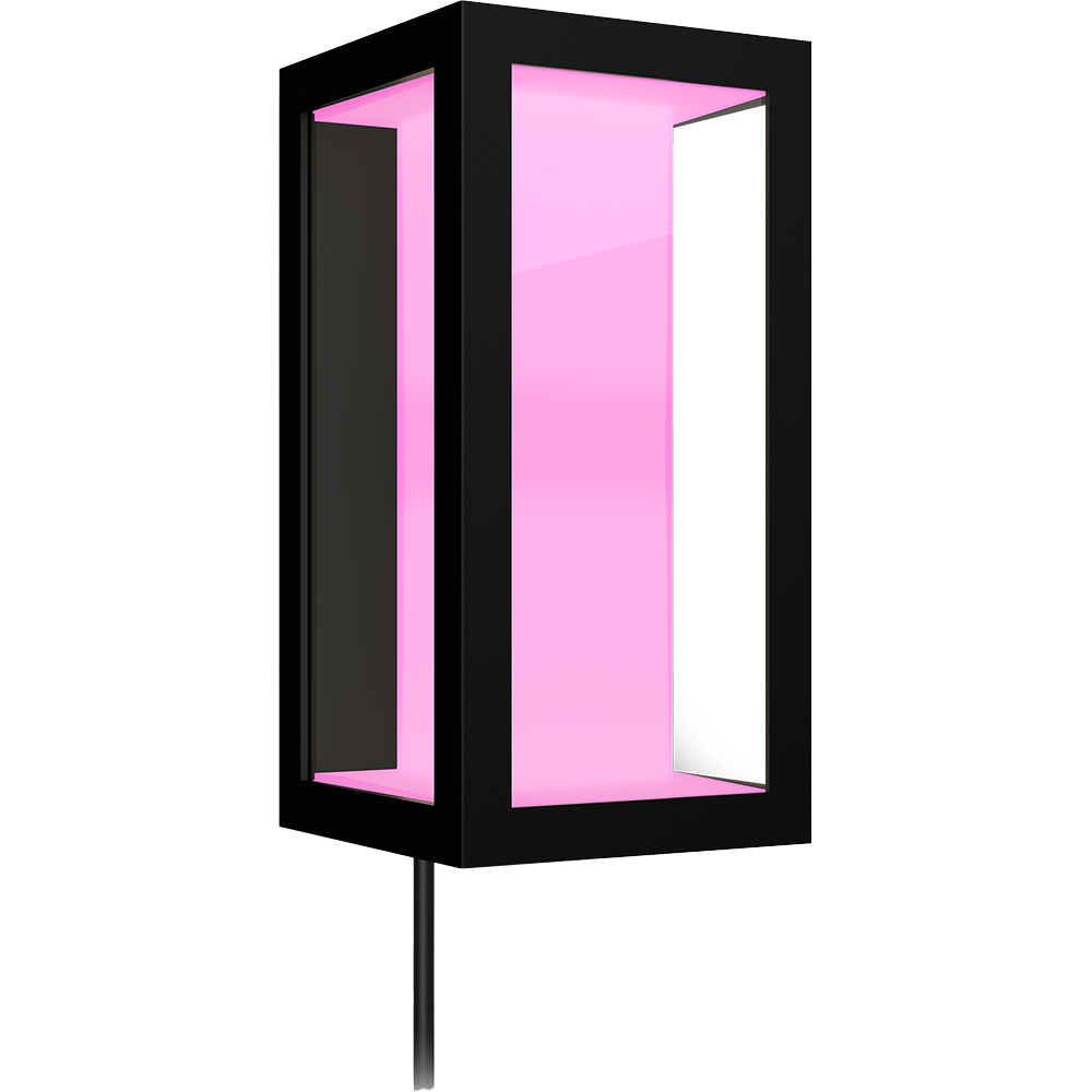 Aplica LED smart PHILIPS Hue Impress, 8W, 1180 lm, IP44, negru