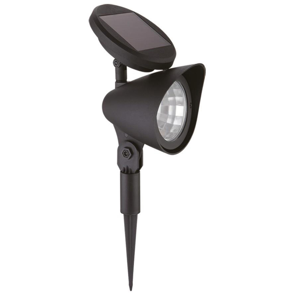 Lampa solara ENTAC, 1W, IP44, negru