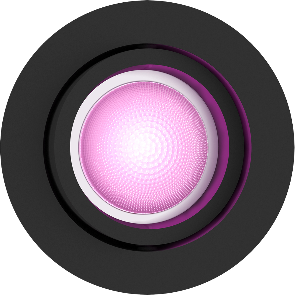 Spot LED Smart PHILIPS Hue Centura, 4.2W, 400lm, Wi-Fi, negru