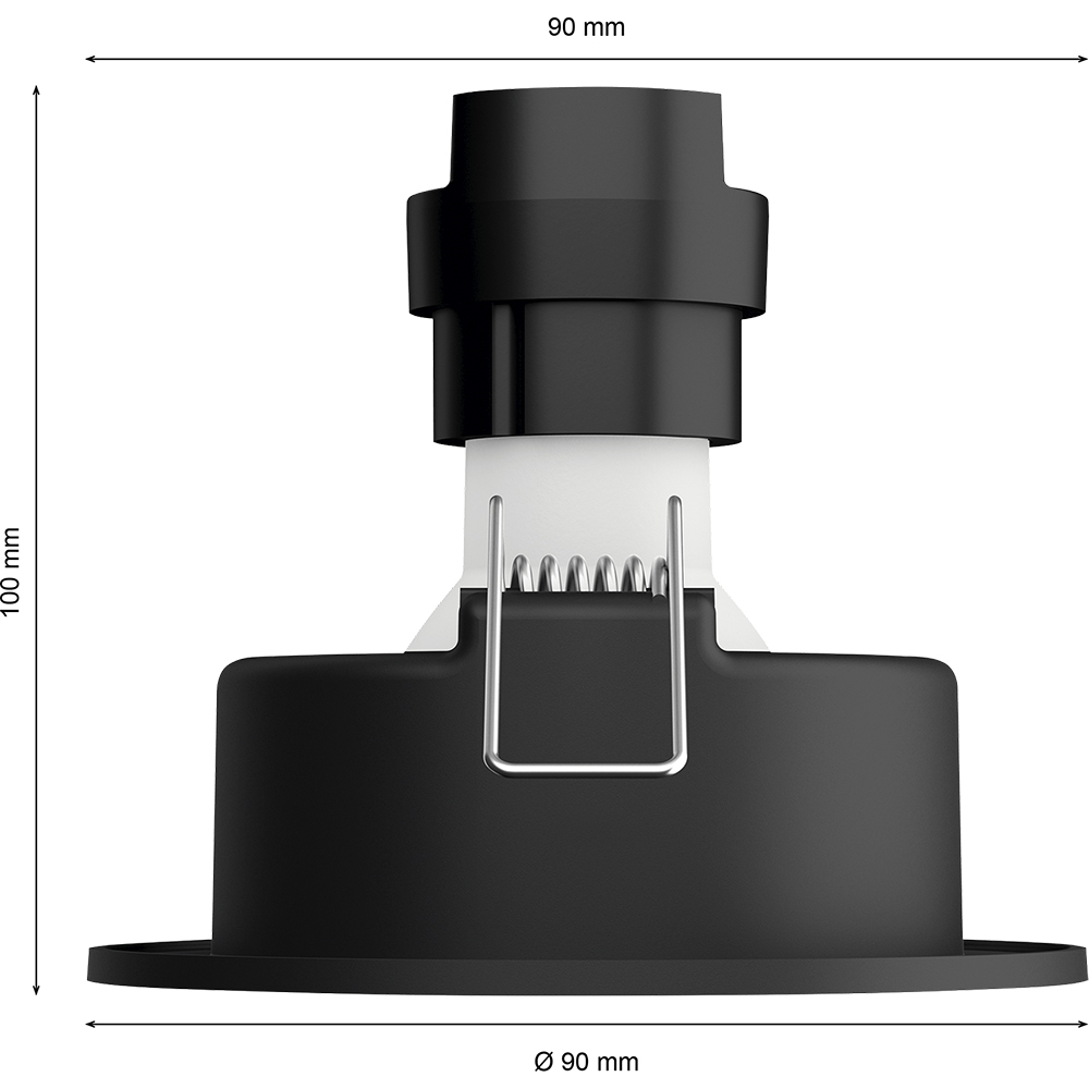 Spot LED Smart PHILIPS Hue Centura, 4.2W, 400lm, Wi-Fi, negru