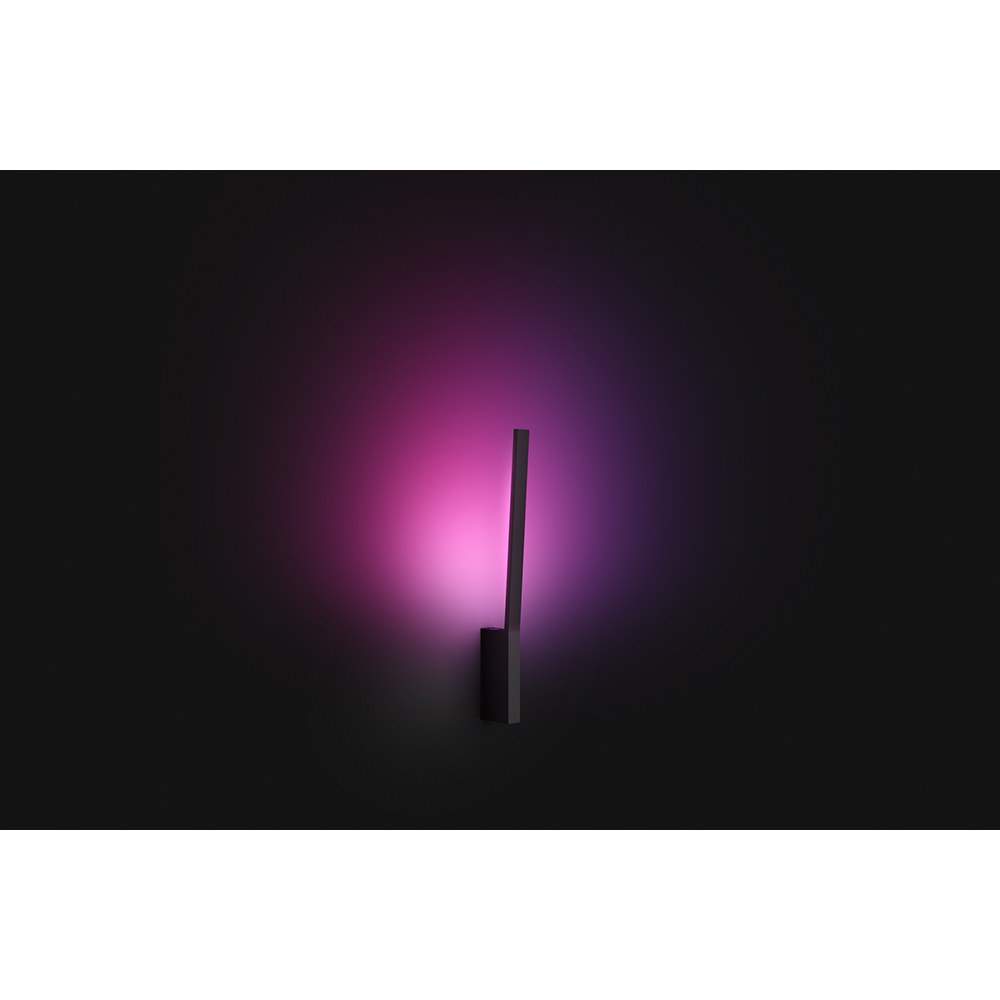 Aplica LED Smart PHILIPS Hue Liane, 12.2W, 850lm, Wi-Fi, negru mat