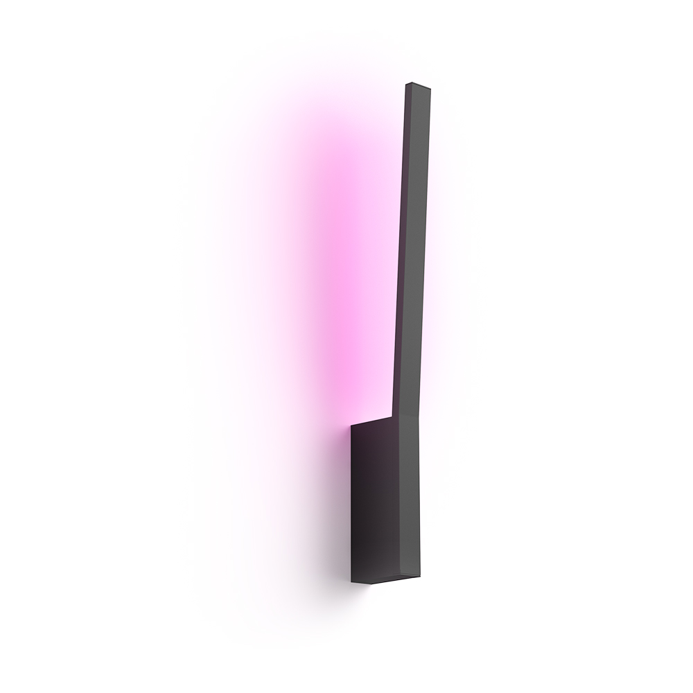 Aplica LED Smart PHILIPS Hue Liane, 12.2W, 850lm, Wi-Fi, negru mat