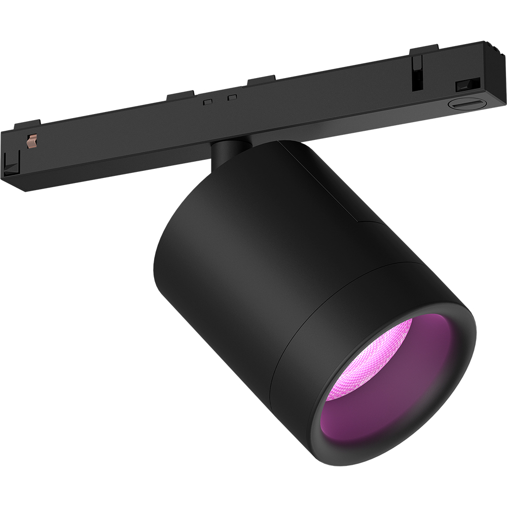 Spot LED Smart PHILIPS Hue Perifo, 5.3W, 490lm, Wi-Fi, negru