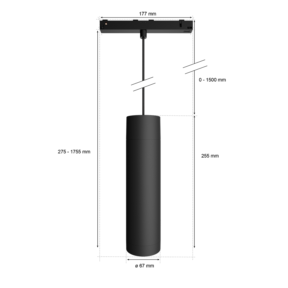 Pendul smart PHILIPS HUE Perifo, 5.2W, LED, RGB, alb
