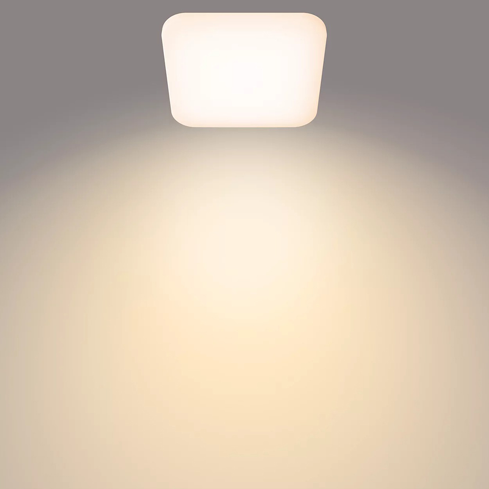 Plafoniera LED PHILIPS Mauve 8718696162804, 17W, 1700lm, lumina calda, alb